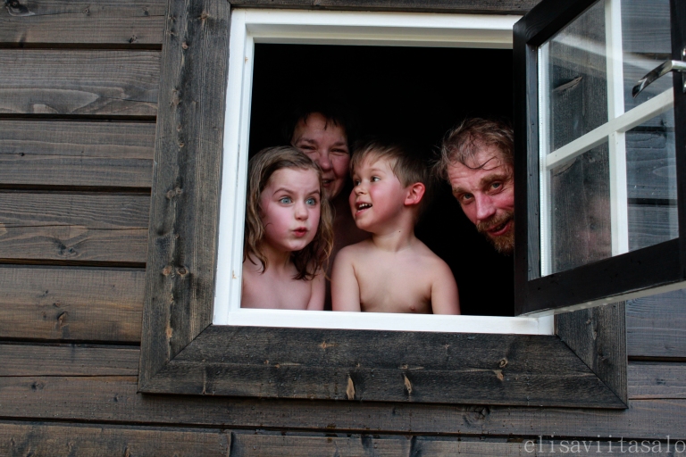 People in sauna